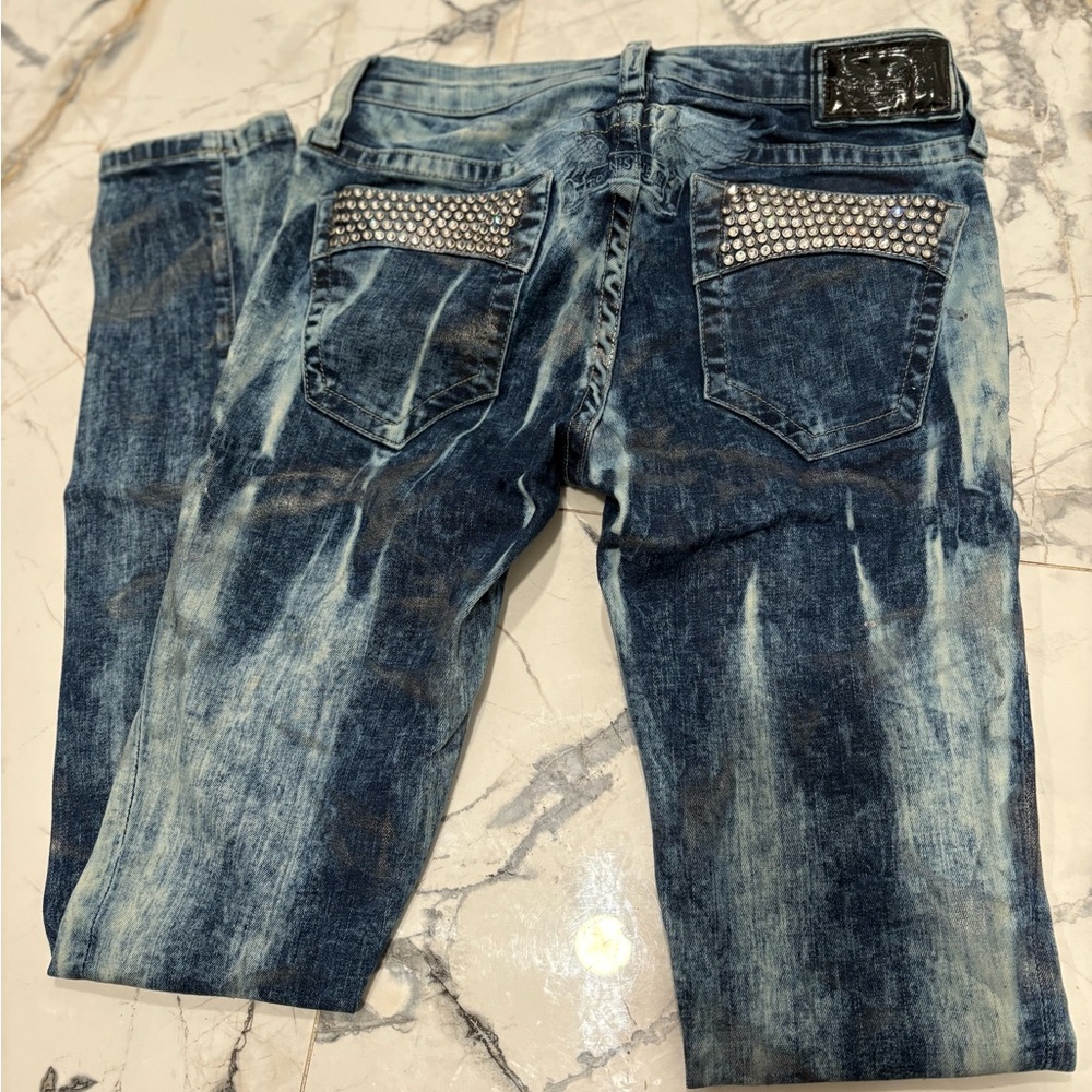 Robin's Jean Blue Skinny Distressed Jeans